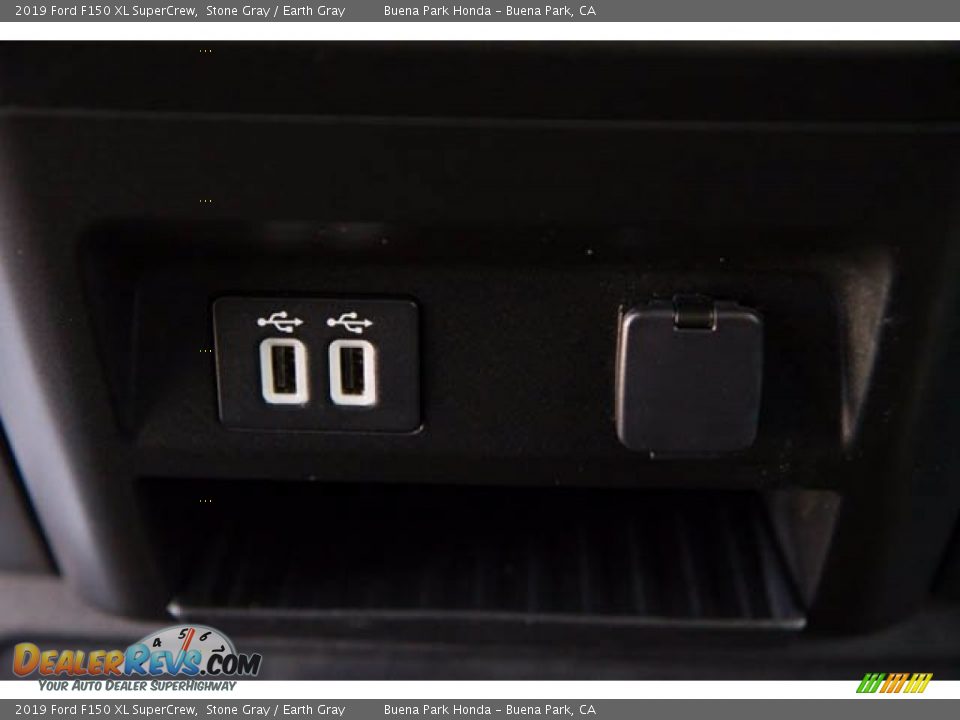 2019 Ford F150 XL SuperCrew Stone Gray / Earth Gray Photo #15