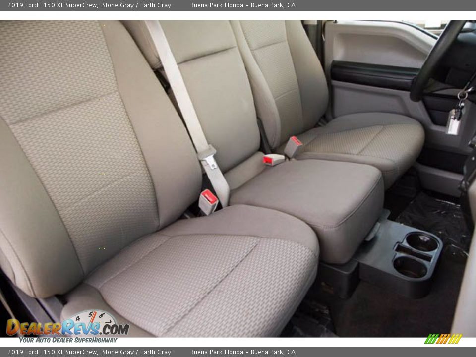 2019 Ford F150 XL SuperCrew Stone Gray / Earth Gray Photo #21