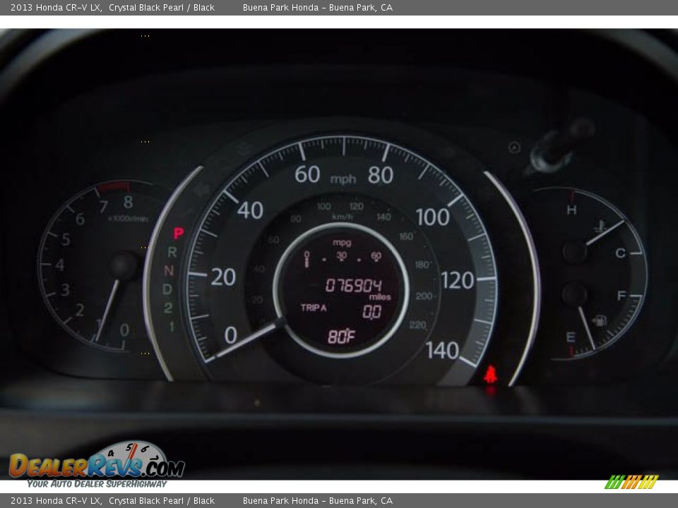 2013 Honda CR-V LX Crystal Black Pearl / Black Photo #24