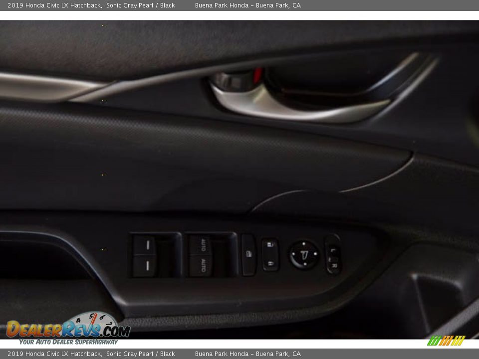 2019 Honda Civic LX Hatchback Sonic Gray Pearl / Black Photo #29