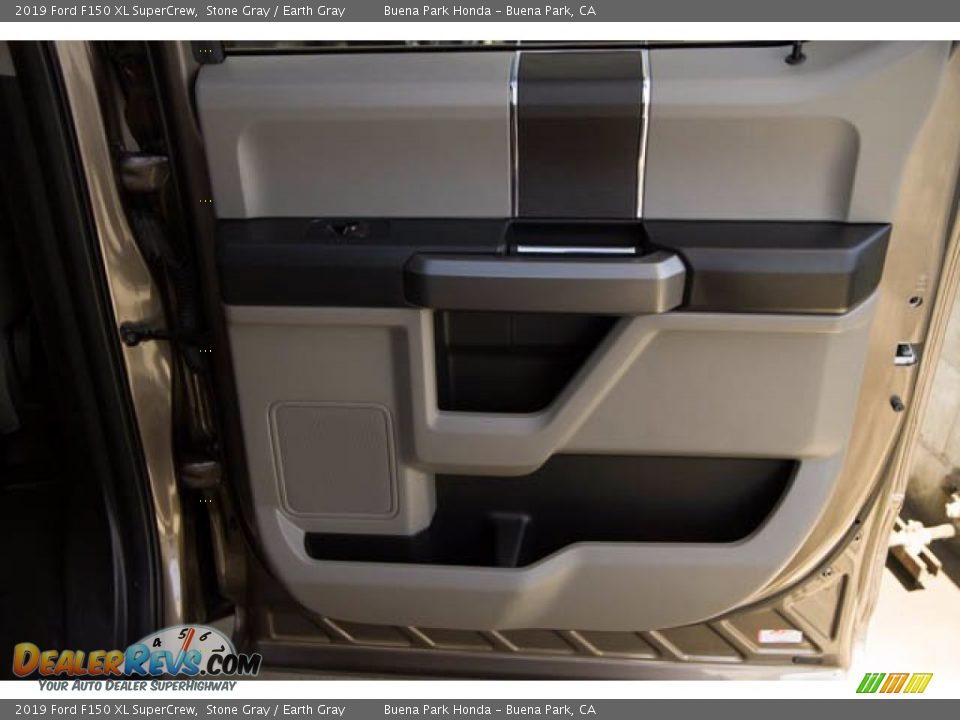 2019 Ford F150 XL SuperCrew Stone Gray / Earth Gray Photo #28