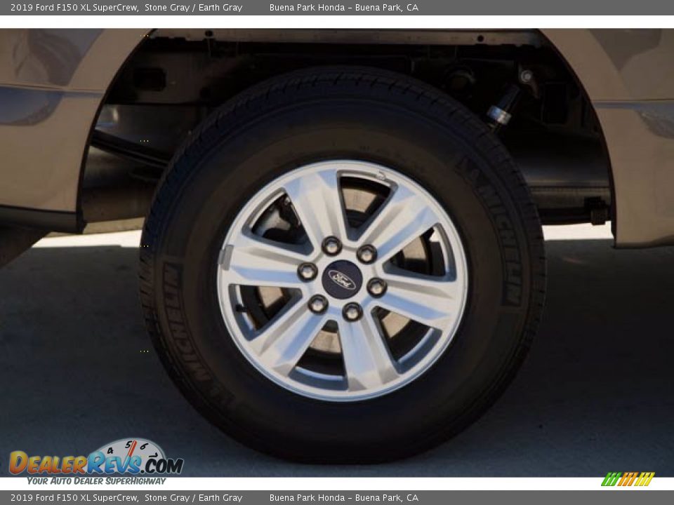 2019 Ford F150 XL SuperCrew Stone Gray / Earth Gray Photo #31