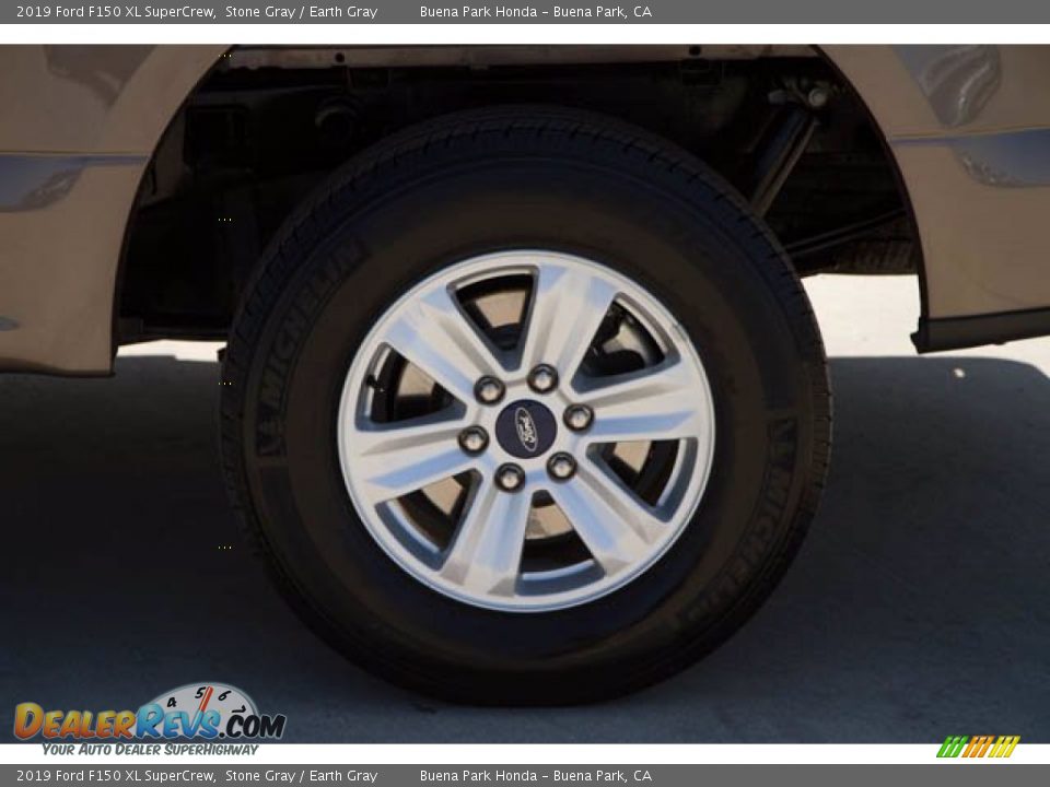 2019 Ford F150 XL SuperCrew Stone Gray / Earth Gray Photo #33