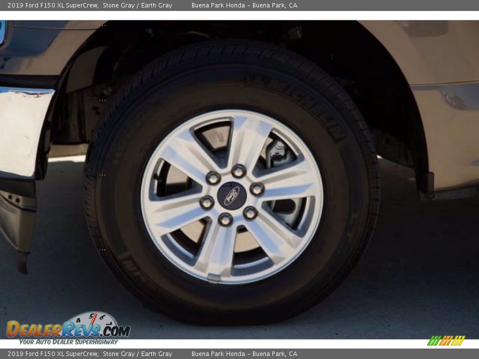 2019 Ford F150 XL SuperCrew Stone Gray / Earth Gray Photo #34