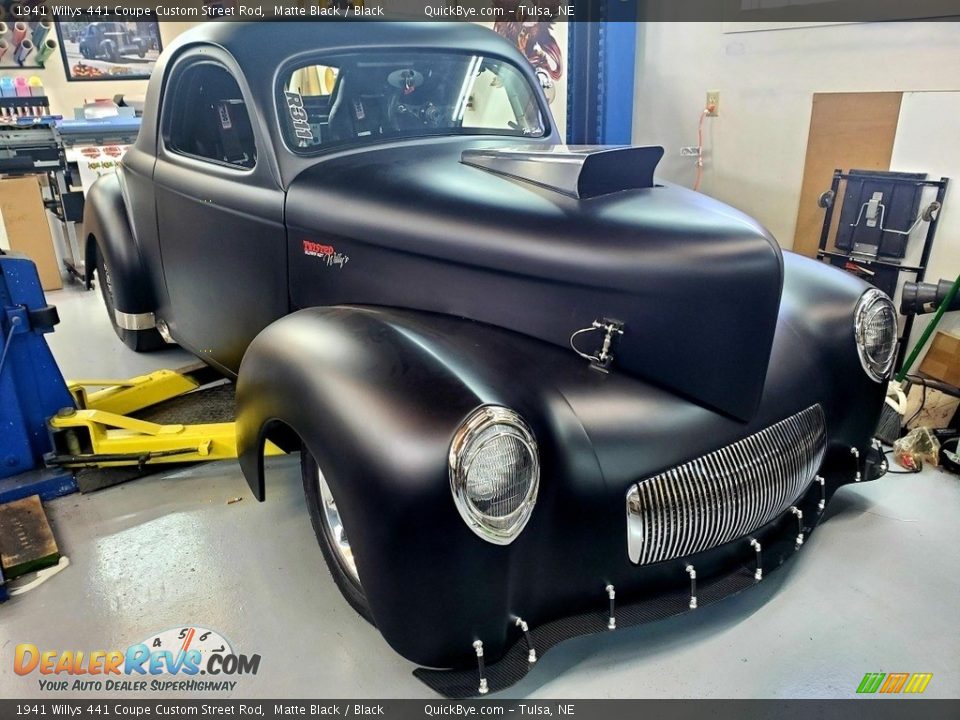 Front 3/4 View of 1941 Willys 441 Coupe Custom Street Rod Photo #1