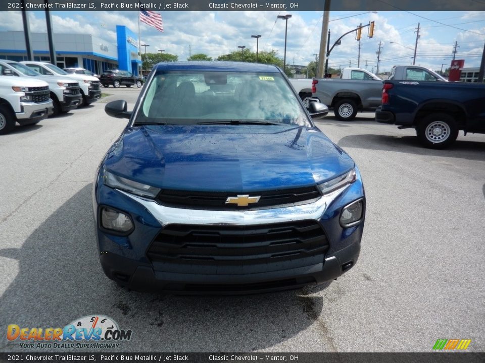 2021 Chevrolet TrailBlazer LS Pacific Blue Metallic / Jet Black Photo #2