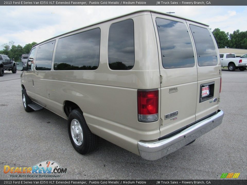 2013 Ford E Series Van E350 XLT Extended Passenger Pueblo Gold Metallic / Medium Pebble Photo #3