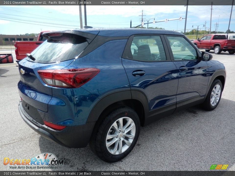 2021 Chevrolet TrailBlazer LS Pacific Blue Metallic / Jet Black Photo #4