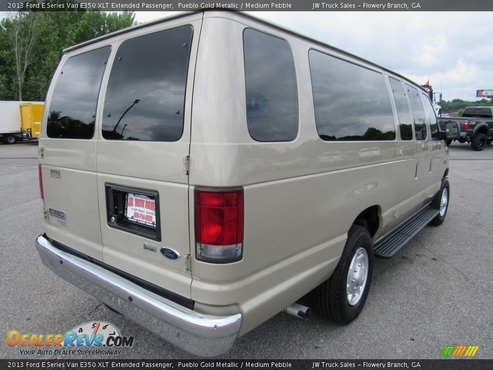 2013 Ford E Series Van E350 XLT Extended Passenger Pueblo Gold Metallic / Medium Pebble Photo #5