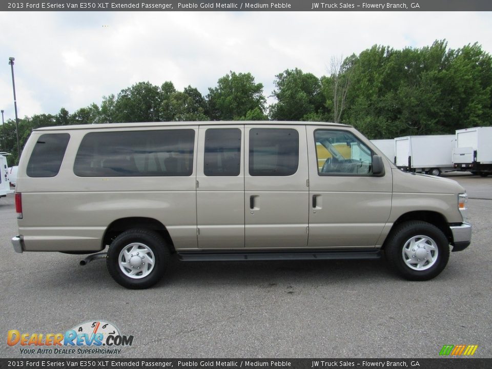 2013 Ford E Series Van E350 XLT Extended Passenger Pueblo Gold Metallic / Medium Pebble Photo #6