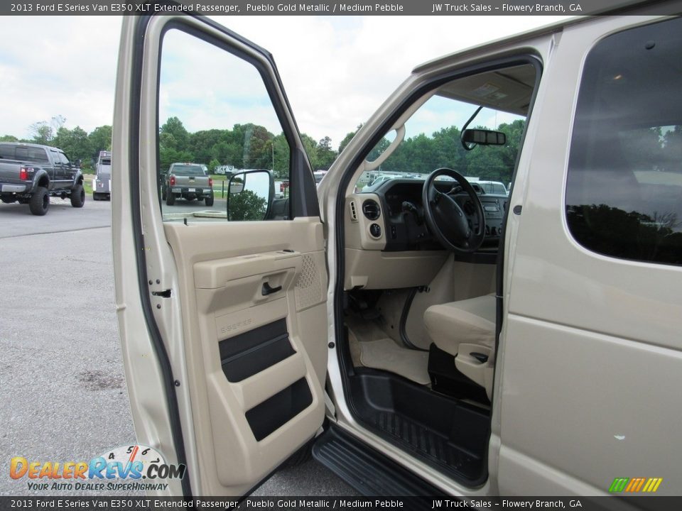 2013 Ford E Series Van E350 XLT Extended Passenger Pueblo Gold Metallic / Medium Pebble Photo #9