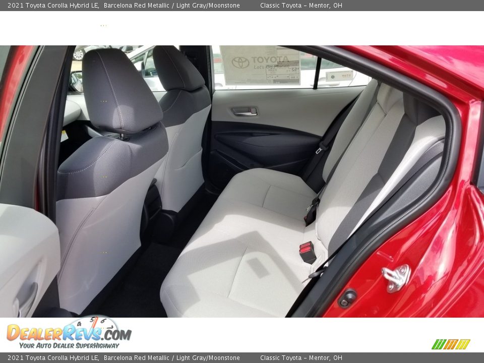 Rear Seat of 2021 Toyota Corolla Hybrid LE Photo #3
