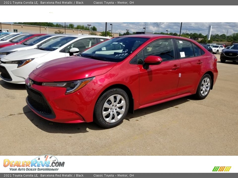 2021 Toyota Corolla LE Barcelona Red Metallic / Black Photo #1