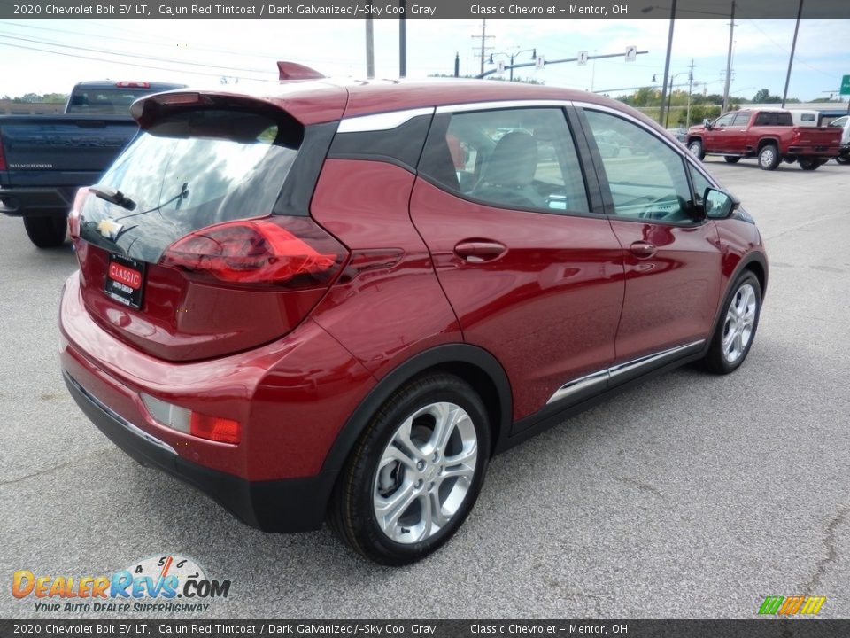 2020 Chevrolet Bolt EV LT Cajun Red Tintcoat / Dark Galvanized/­Sky Cool Gray Photo #4