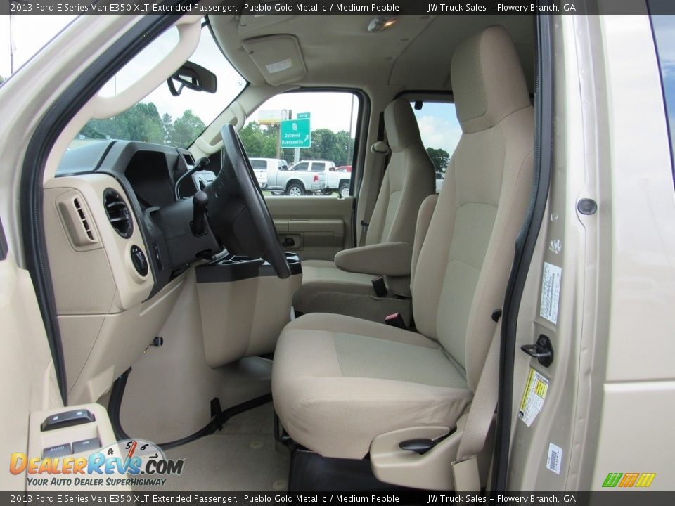 2013 Ford E Series Van E350 XLT Extended Passenger Pueblo Gold Metallic / Medium Pebble Photo #12