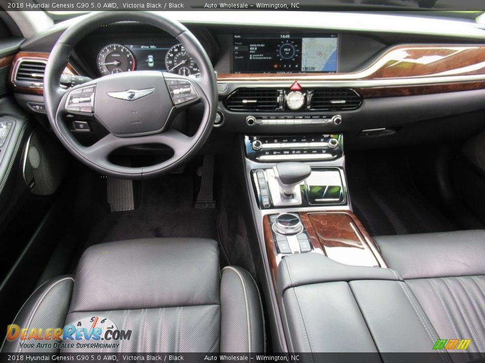 Black Interior - 2018 Hyundai Genesis G90 5.0 AWD Photo #14