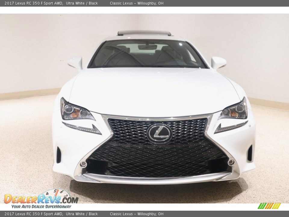 2017 Lexus RC 350 F Sport AWD Ultra White / Black Photo #2