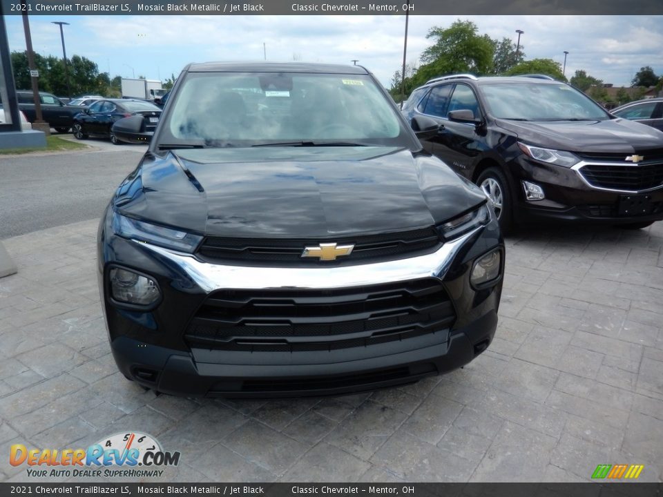 2021 Chevrolet TrailBlazer LS Mosaic Black Metallic / Jet Black Photo #2