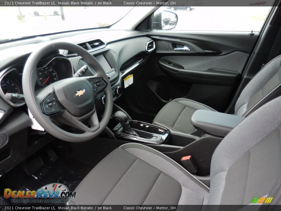 Jet Black Interior - 2021 Chevrolet TrailBlazer LS Photo #6