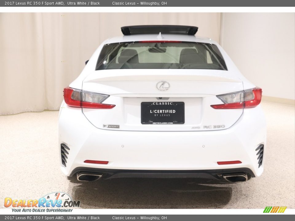 2017 Lexus RC 350 F Sport AWD Ultra White / Black Photo #16