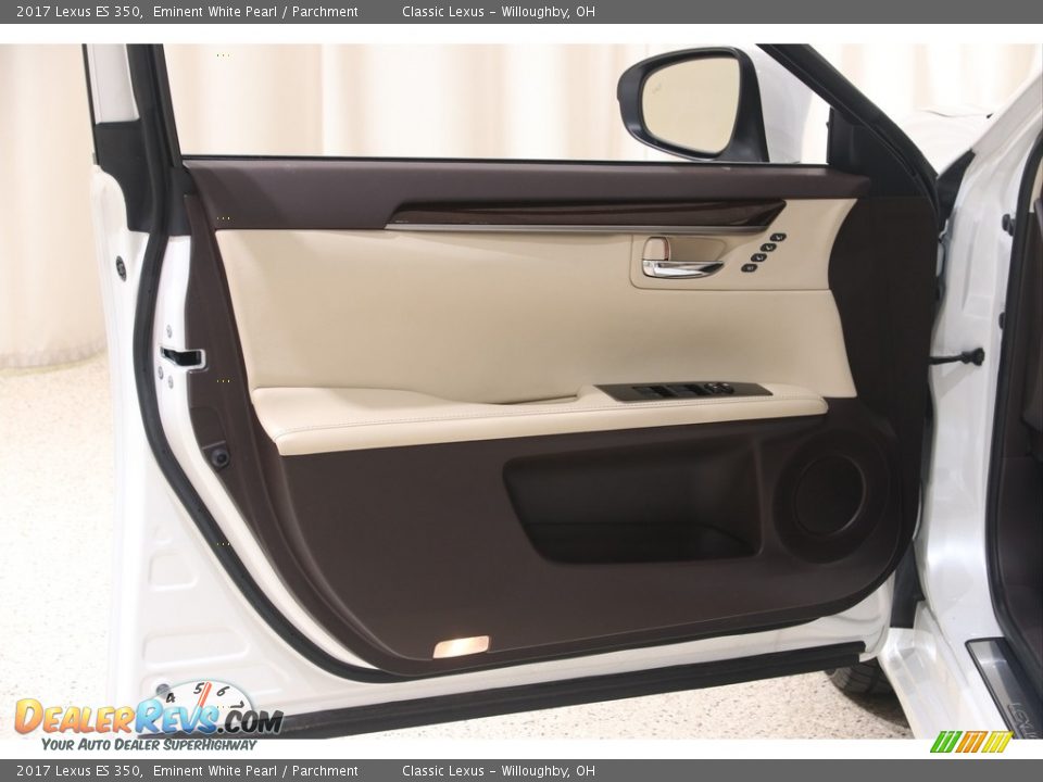 2017 Lexus ES 350 Eminent White Pearl / Parchment Photo #4