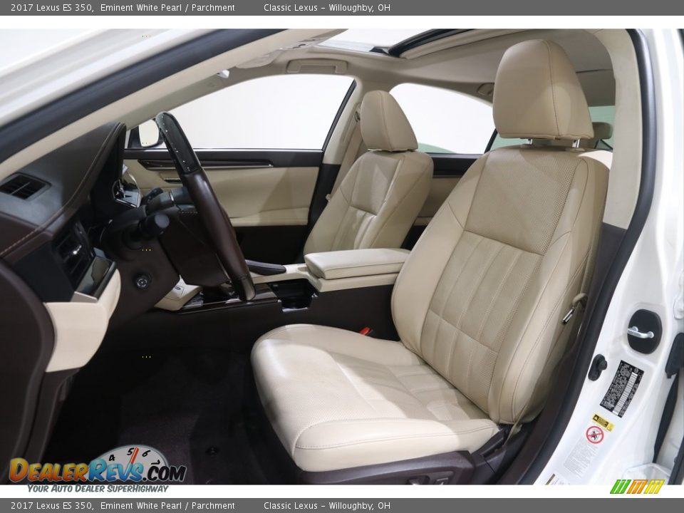 2017 Lexus ES 350 Eminent White Pearl / Parchment Photo #5