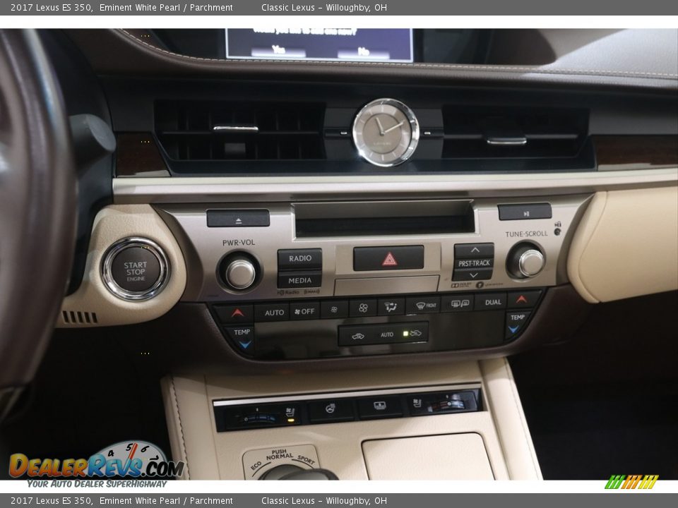 2017 Lexus ES 350 Eminent White Pearl / Parchment Photo #12