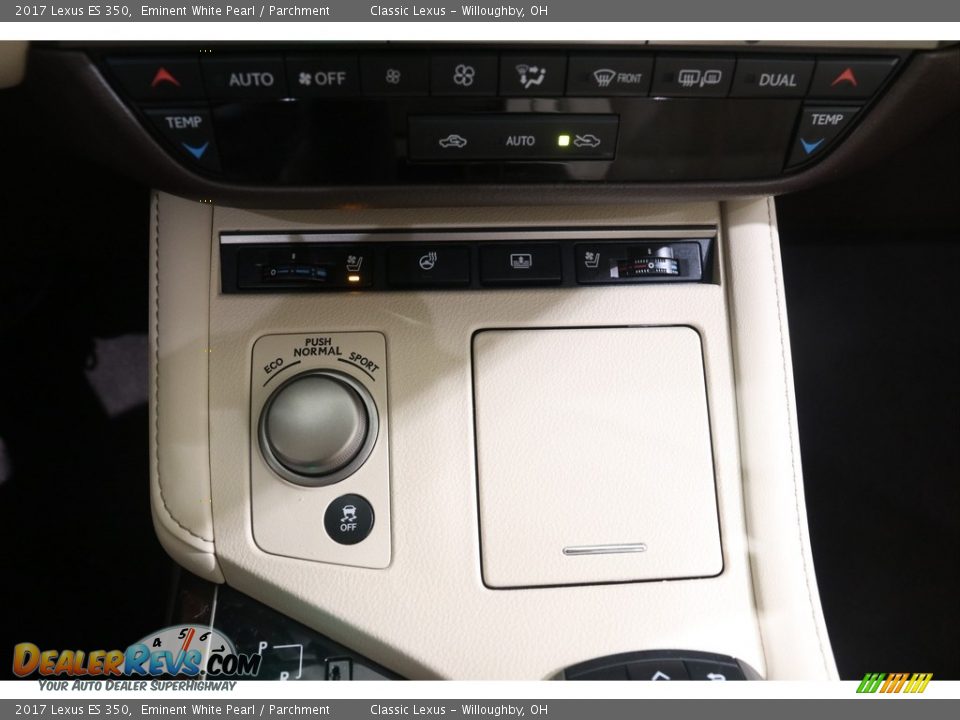 2017 Lexus ES 350 Eminent White Pearl / Parchment Photo #14