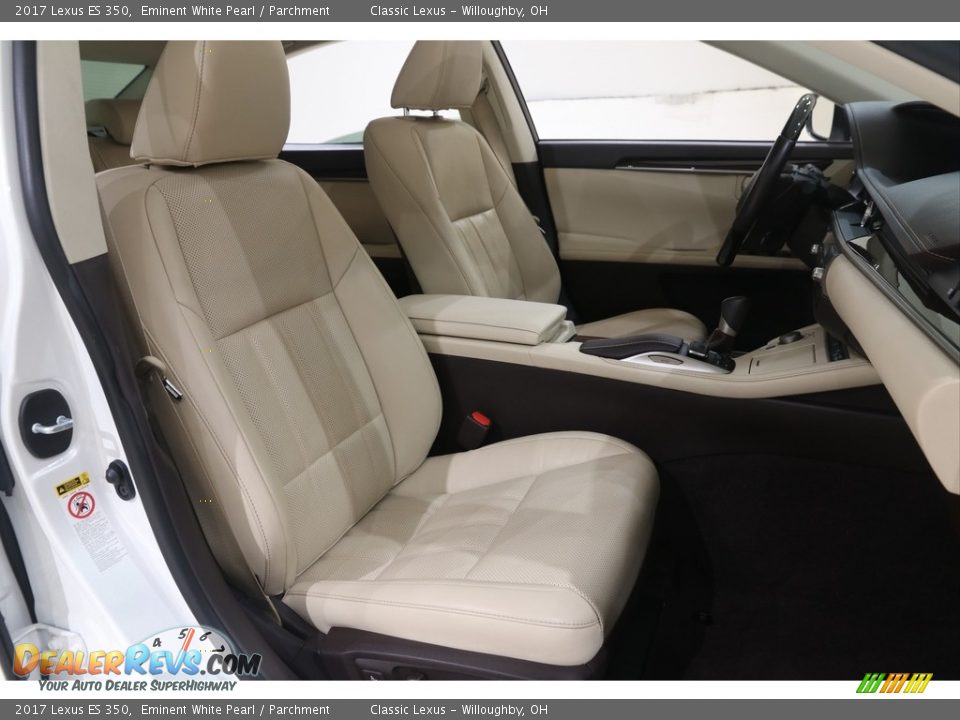 2017 Lexus ES 350 Eminent White Pearl / Parchment Photo #15
