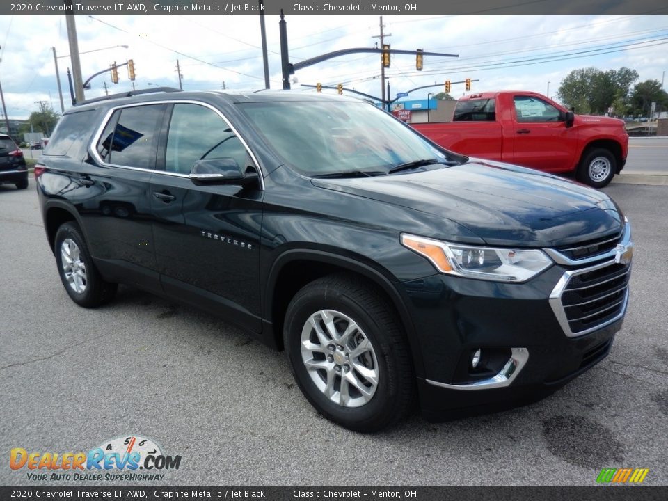 2020 Chevrolet Traverse LT AWD Graphite Metallic / Jet Black Photo #3