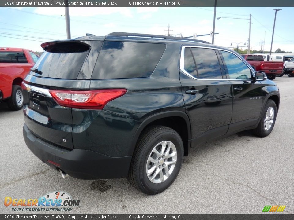 2020 Chevrolet Traverse LT AWD Graphite Metallic / Jet Black Photo #4