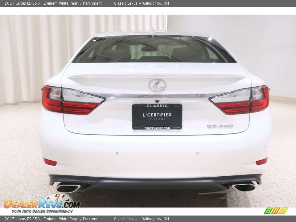 2017 Lexus ES 350 Eminent White Pearl / Parchment Photo #18