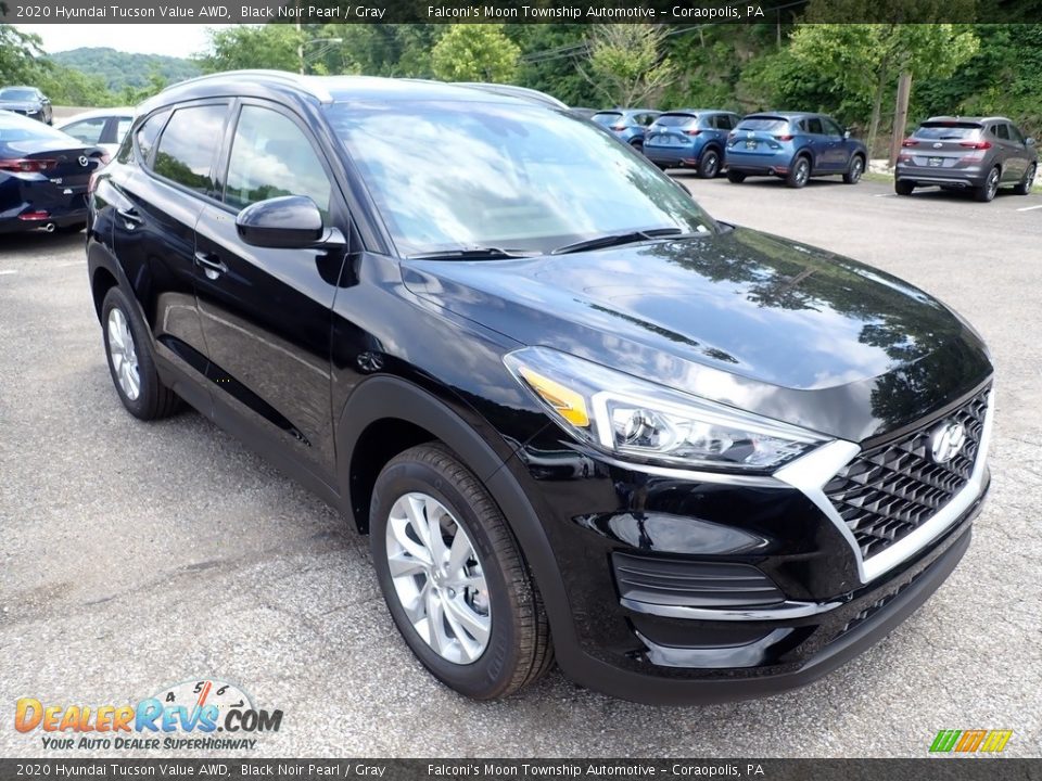 2020 Hyundai Tucson Value AWD Black Noir Pearl / Gray Photo #3