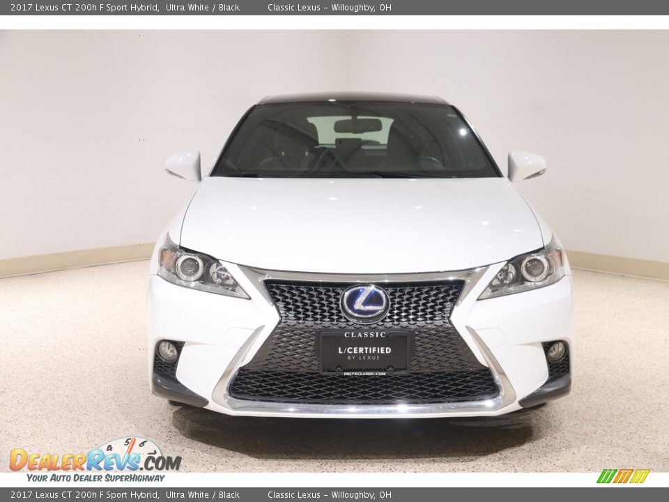 2017 Lexus CT 200h F Sport Hybrid Ultra White / Black Photo #2