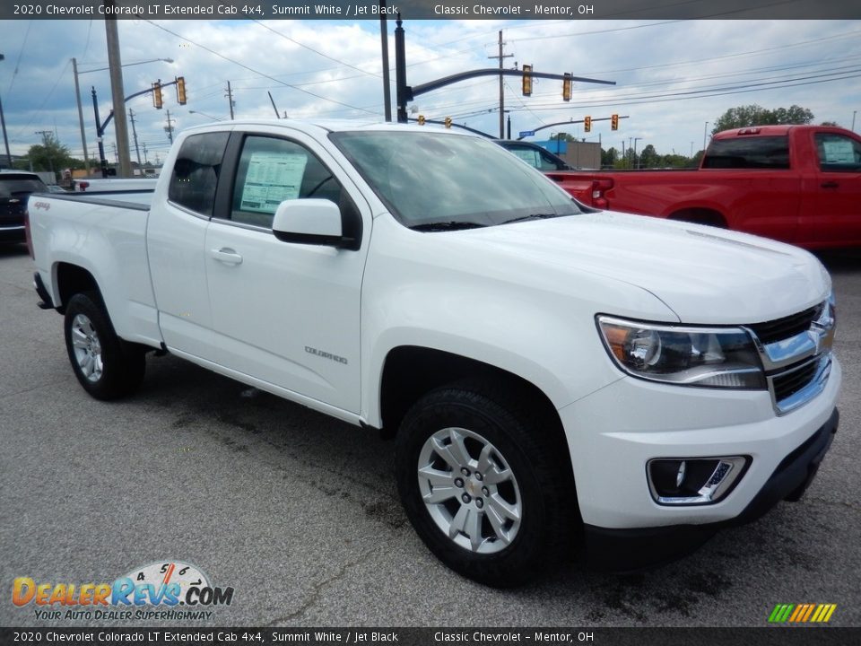 2020 Chevrolet Colorado LT Extended Cab 4x4 Summit White / Jet Black Photo #3