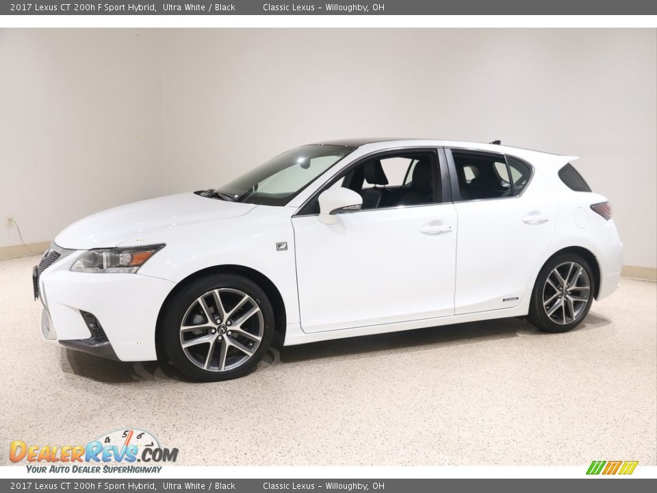 2017 Lexus CT 200h F Sport Hybrid Ultra White / Black Photo #3