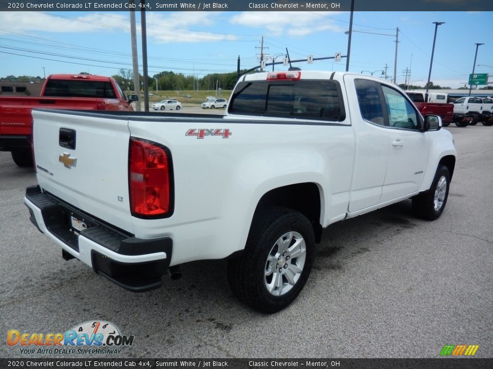 2020 Chevrolet Colorado LT Extended Cab 4x4 Summit White / Jet Black Photo #4