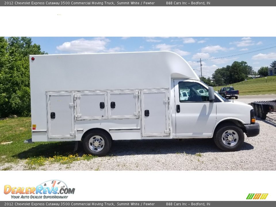 2012 Chevrolet Express Cutaway 3500 Commercial Moving Truck Summit White / Pewter Photo #2