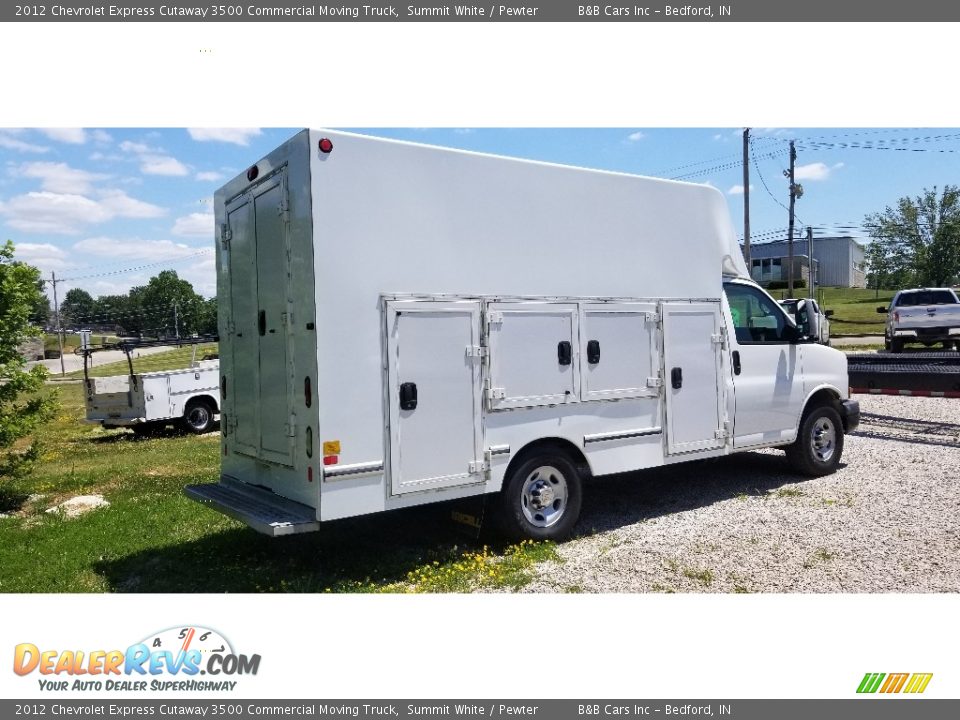 2012 Chevrolet Express Cutaway 3500 Commercial Moving Truck Summit White / Pewter Photo #3