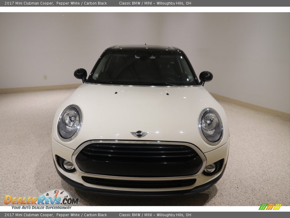 2017 Mini Clubman Cooper Pepper White / Carbon Black Photo #2