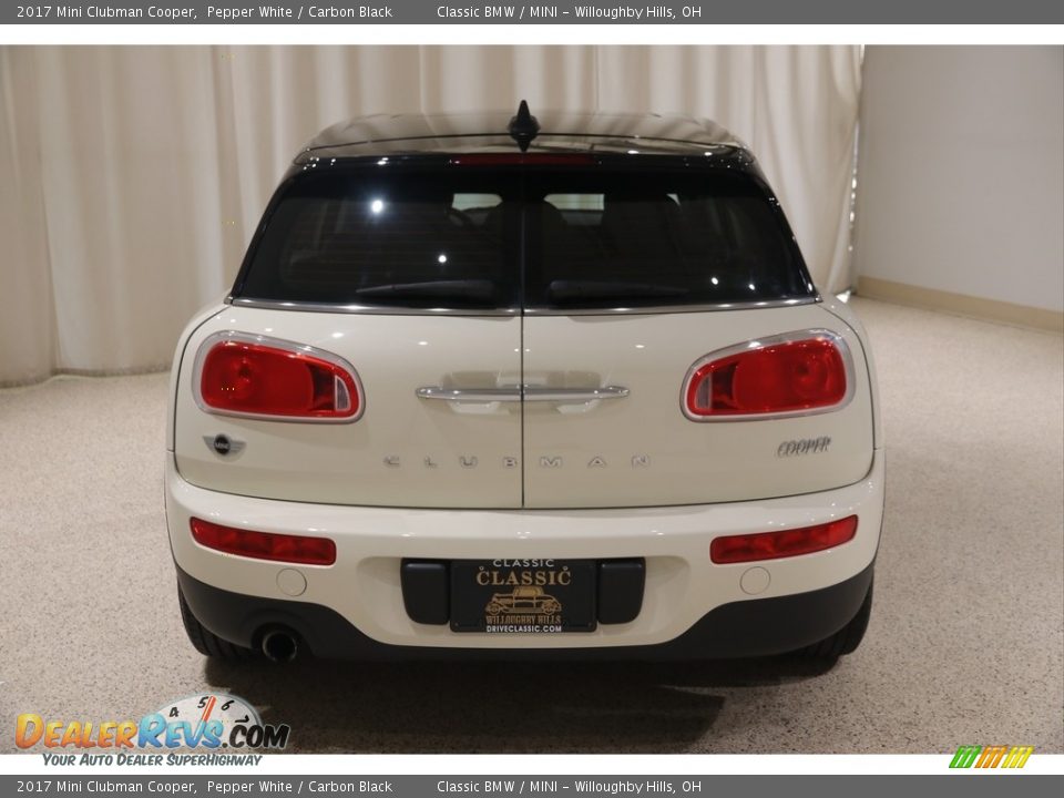 2017 Mini Clubman Cooper Pepper White / Carbon Black Photo #4