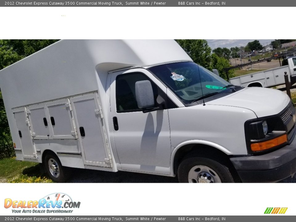 2012 Chevrolet Express Cutaway 3500 Commercial Moving Truck Summit White / Pewter Photo #12