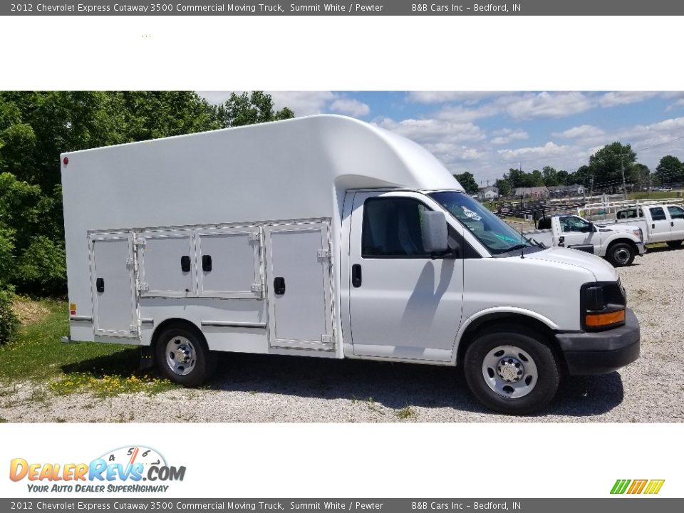 2012 Chevrolet Express Cutaway 3500 Commercial Moving Truck Summit White / Pewter Photo #13