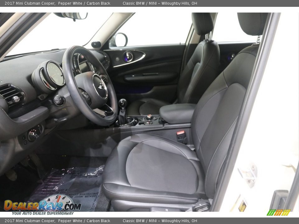 2017 Mini Clubman Cooper Pepper White / Carbon Black Photo #6