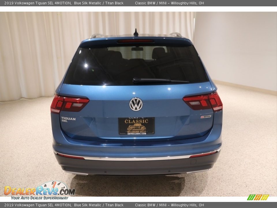 2019 Volkswagen Tiguan SEL 4MOTION Blue Silk Metallic / Titan Black Photo #4