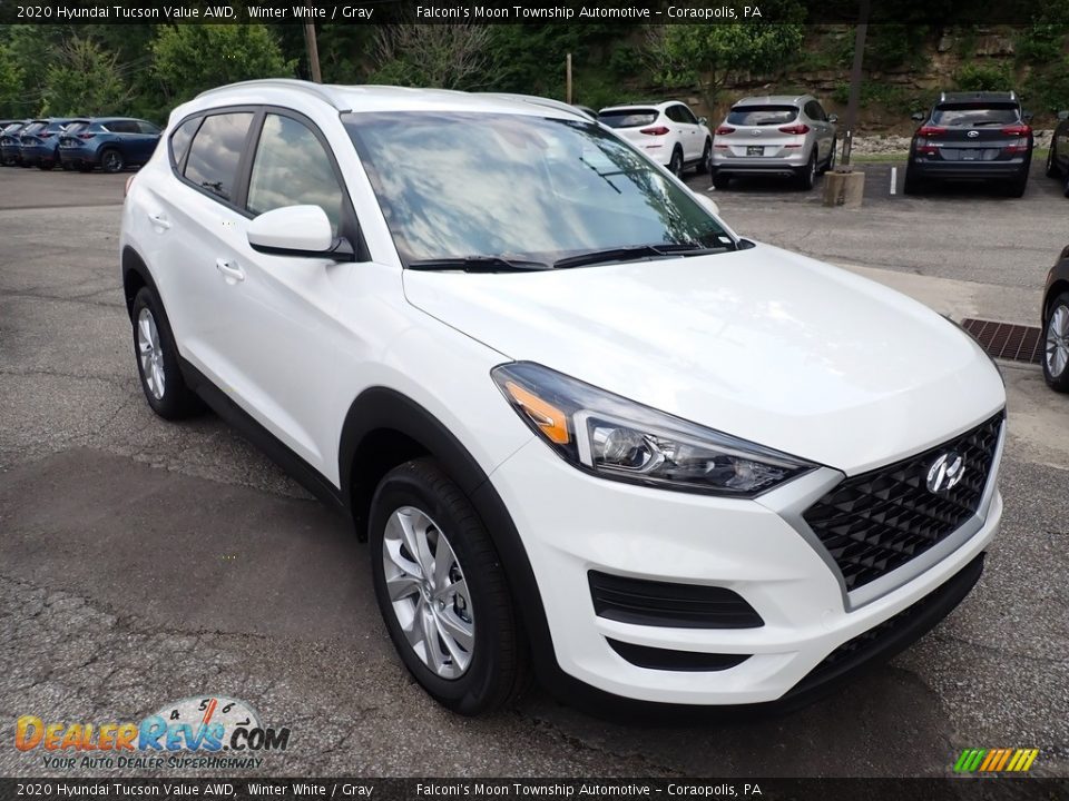2020 Hyundai Tucson Value AWD Winter White / Gray Photo #2