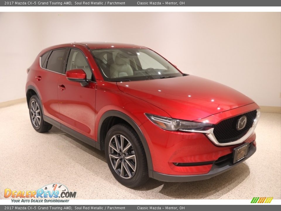 2017 Mazda CX-5 Grand Touring AWD Soul Red Metallic / Parchment Photo #1