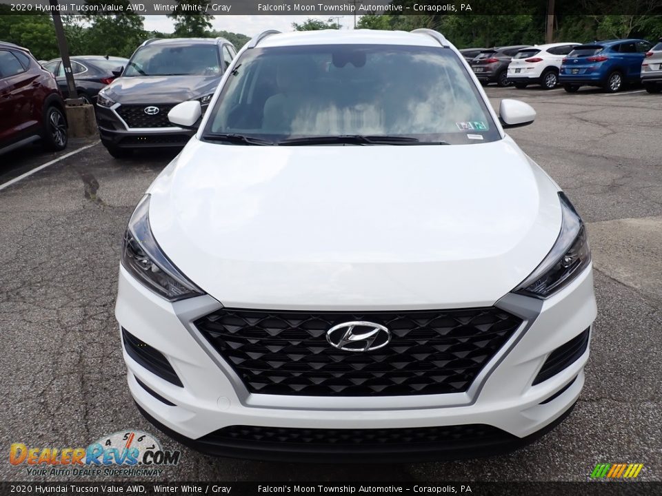 2020 Hyundai Tucson Value AWD Winter White / Gray Photo #3