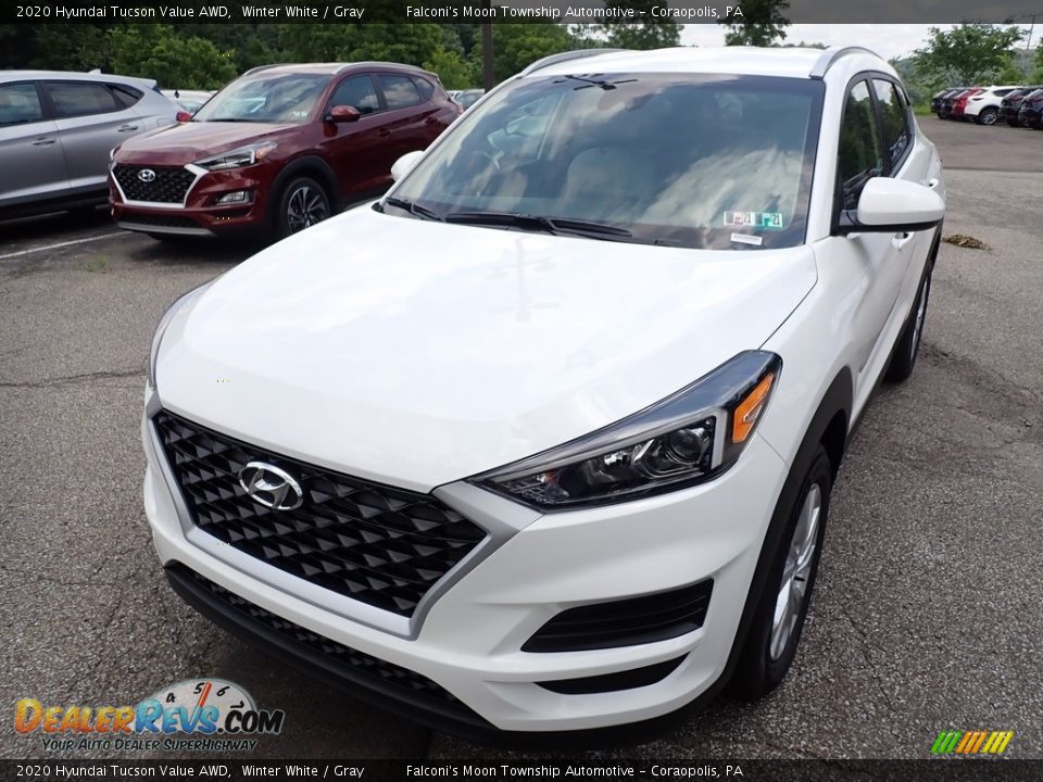 2020 Hyundai Tucson Value AWD Winter White / Gray Photo #4