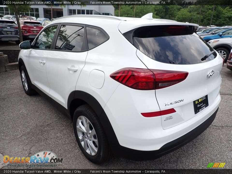 2020 Hyundai Tucson Value AWD Winter White / Gray Photo #5
